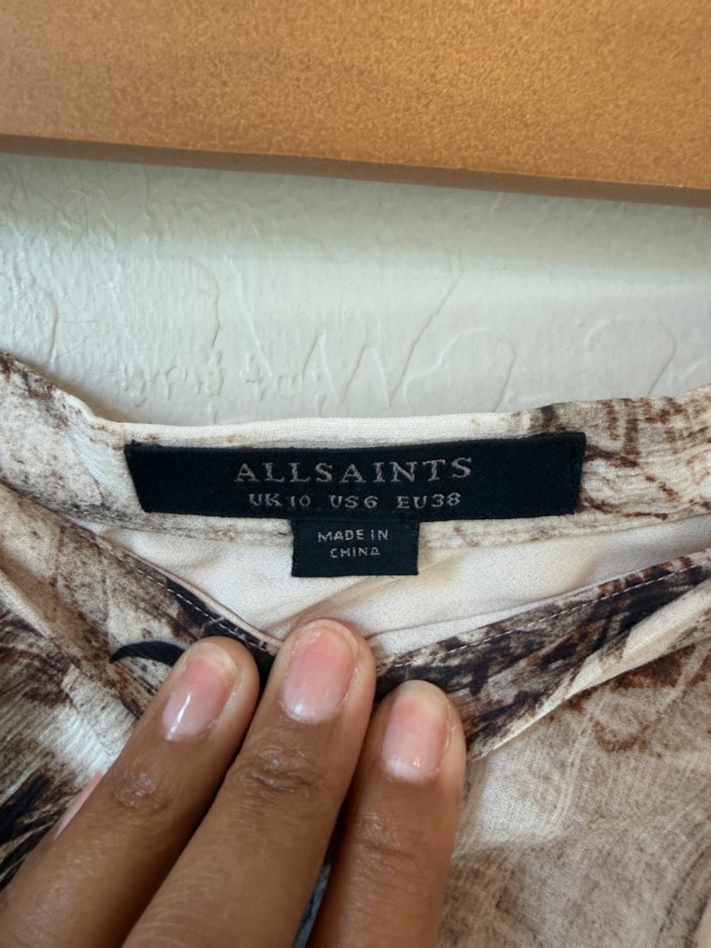 ALLSAINTS Raya Novus Maxi Ruffle Skirt Size 6 - Picture 4 of 6